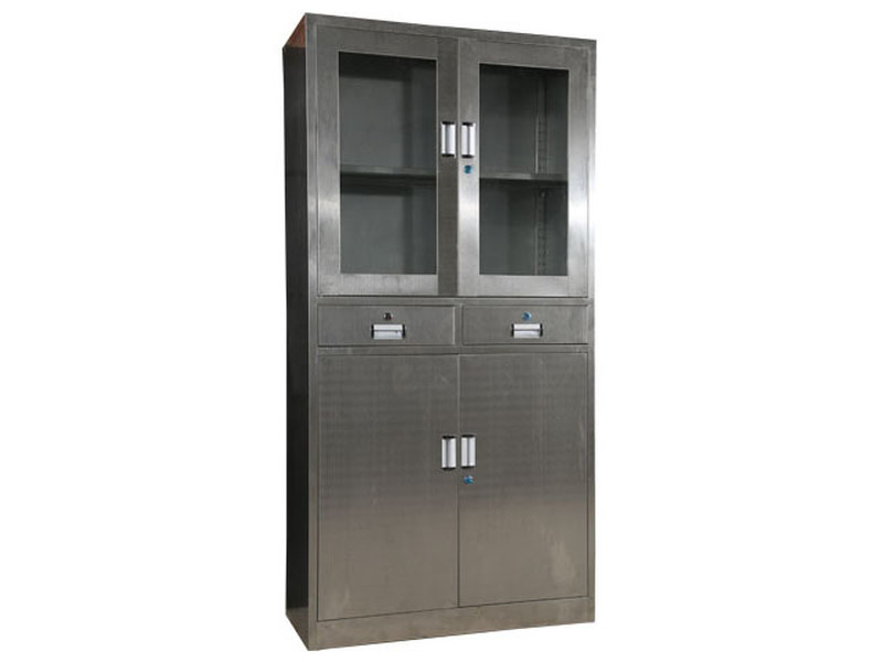 中二屜不銹鋼文件柜