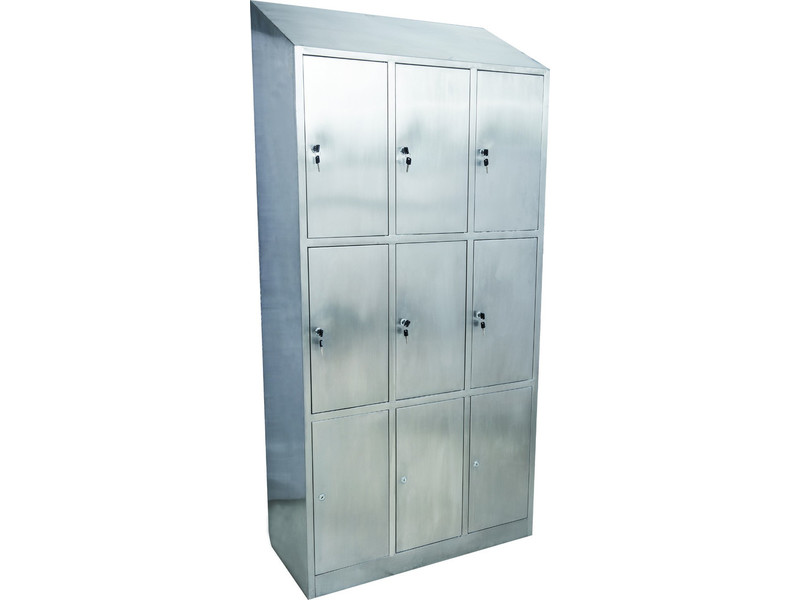 湘西不銹鋼斜頂儲物柜