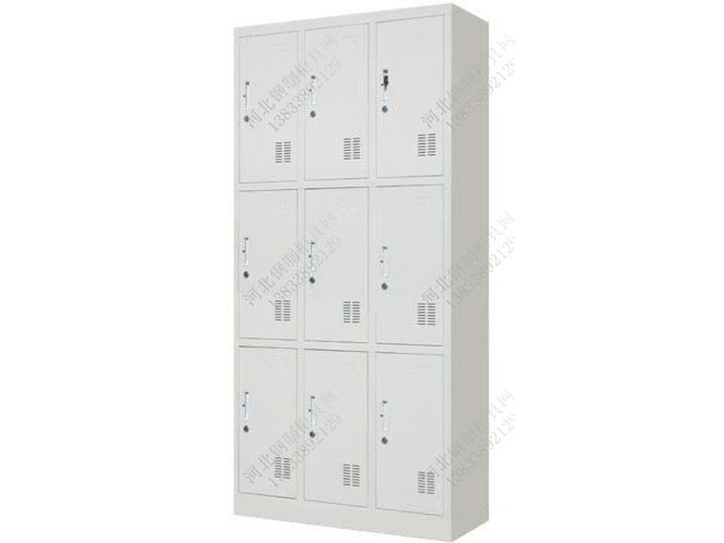 九門(mén)鐵皮更衣柜