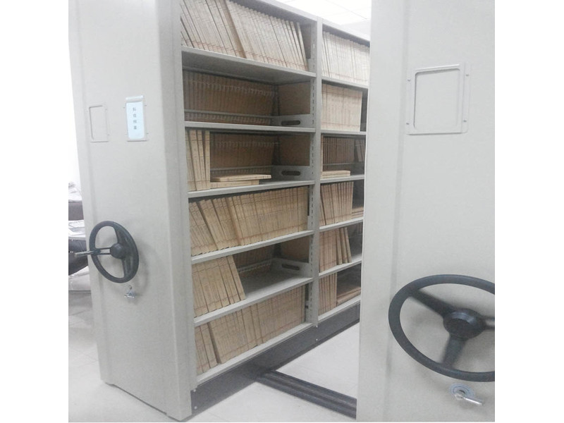 延邊輪盤式手搖密集架