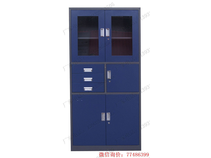 藍色偏三斗器械柜